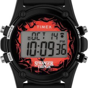 Reloj digital Timex de la serie Stranger Things.