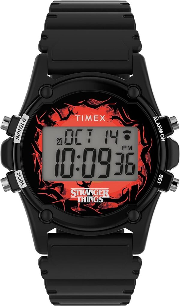 Reloj digital Timex de la serie Stranger Things.