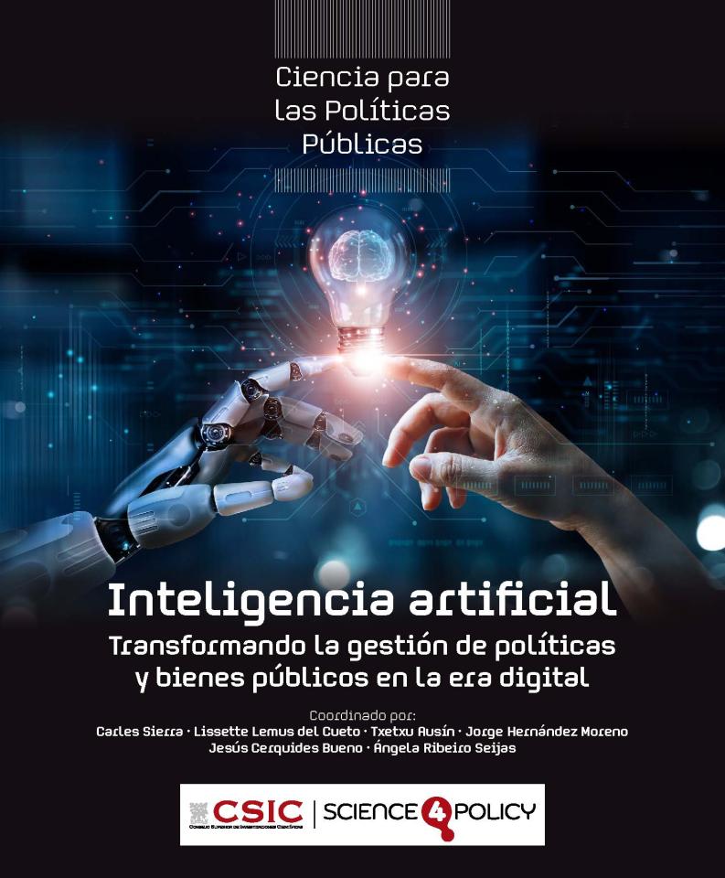 portada de Inteligencia artificial : transformando la gestión de políticas y bienes públicos en la era digital