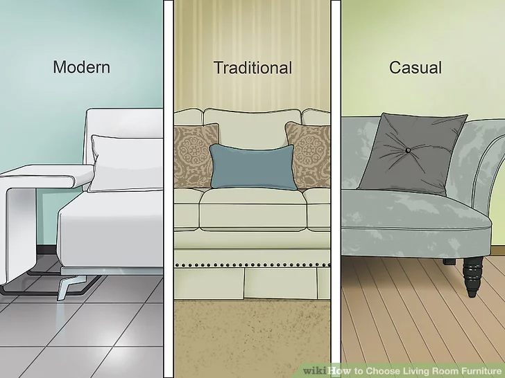 diferentes tipos de muebles