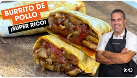 Portada del video de burrito de pollo