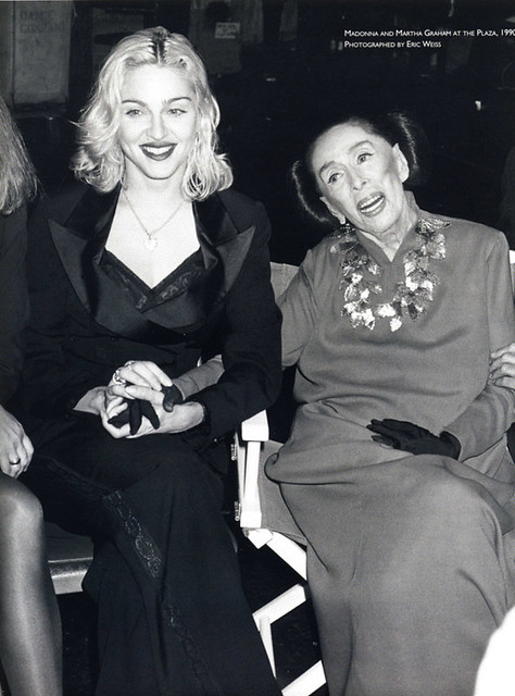 madonna y martha graham