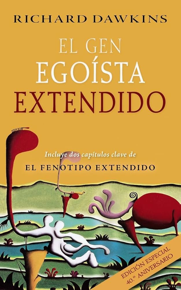 Portada del libro El gen egoísta de Richard Dawkins.