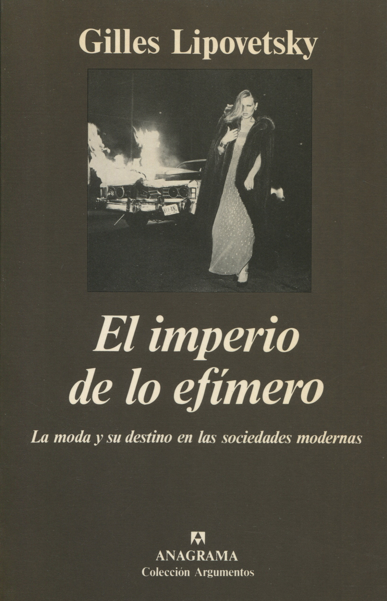 Portada de El Imperio de lo efímero